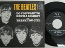 the BEATLES . . 45 Picture Sleeve   . . Do You Want To Know A Secret . EXCELLENT
