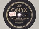 DOO-WOP : THE VELOURS ON ONYX 78 512