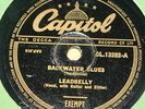 LEADBELLY LEAD BELLY   BACKWATER BLUES   EAGLE ROCK  RARE UK 78 RPM BLUES RECORD