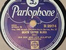 IDA COX   DEATH LETTER BLUES   FOUR DAYS CREEP   RARE UK 78 RPM BLUES RECORD