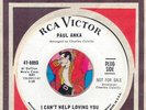 PAUL ANKA I Cant Help Loving You RARE NORTHERN SOUL PROMO DJ 45 RPM LISTEN