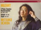 MOZART 2 Piano Sonatas   Adagio   Gigue / MITSUKO UCHIDA Digital Philips  NM