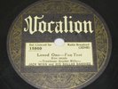 Jack Winn and His Dallas Dandies on Vocalion 15860, St. Louis Blues / Loved One