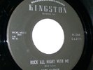 Rock-a-billy 45 Dick Tacker Rock all night with me Vg to Vg+