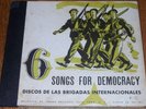 6 Songs For Democracy-Ernst Busch Spanish Civil War Songs Theme 78 set 1940