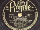 Quintet Of The Hot Club Of France w/Django Reinhardt + Alix Combelle Royale 78
