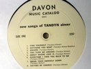 TANDYN ALMER - NEW SONGS - DAVON DEMO PRIVATE  PSYCH POP LP HEAR