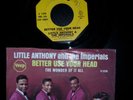 LITTLE ANTHONY AND THE IMPERIALS - BETTER USE YOUR HEAD ON VEEP PIC SLEEVE EX