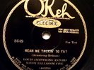 Electric Okeh 8649 Louis Armstrong Savoy Ballroom Five