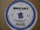 Ultra rare 4x 78 rpm Set FRENCH DF 24/25/26/27 Jean & Pierre PASQUIER / MOZART