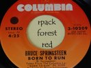 BRUCE SPRINGSTEEN - Born To Run - LARGE FONT - Columbia  U.S  45