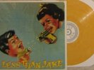 Less Than Jake Pezcore LP YELLOW VINYL punk ska ltj reel big fish