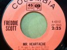 Northern Soul 45 FREDDIE SCOTT Mr Heartache COLUMBIA Records 4-43112