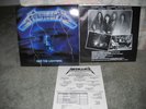 Metallica - Ride The Lightning 1984 Album/LP Megaforce Original RARE