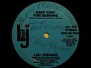 LOU JOHNSON Fire Burning SIGNED MODERN SOUL DISCO FUNK '79 rare ?Listen?