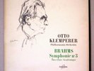 Otto KLEMPERER / Brahms Symphonie N° 3 - Columbia SAXF 203