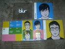 BLUR DOUBLE LP THE BEST OF WITH  PRINTED PVC COVER  RARE VINYL UK ORIGINAL TOPS