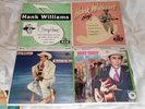 8 HANK WILLIAMS 45 EP RECORDS W/COVERS