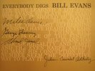 BILL EVANS Everybody Digs Bill Evans LP Riverside mono RLP 291 