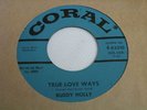 BUDDY HOLLY Coral Records #9-62210 45 RPM ROCK True Love Ways & That Makes It...