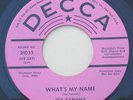 Joe Panama - What's My Name - Decca Promo - Latin Soul - NM - Listen