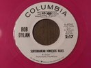 BOB DYLAN - RED VINYL PROMO 45 - SUBTERRANEAN HOMESICK BLUES Columbia LISTEN WOW