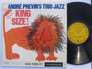 Jazz LP, Andre Previn, King Size, on Contemporary, nice