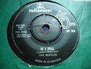 BEATLES IF I FELL/TELL ME WHY 1964 EXPORT 7