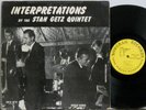 Stan Getz Interpretations Norgran 1000 Orig YellowTpt Lbl DG Strong VG+ Quiet