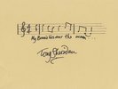 Tony SHERIDAN - eigenh. NOTENZEILEN 