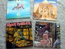 LPs Vinyls: 4 Alben von Iron Maiden, u.a. Piece of Mind, Powerslave, Somewhere i