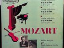 BARYLLI & BADURA-SKODA mozart violin & paino sonatas 1952 LP VG WL 5130