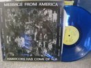 Message From America LP kbd punk Mental Abuse agnostic front BLUE