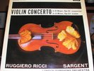 RUGGIERO RICCI / SARGENT Decca SXL 2279 ED1 NM Dvorak / Tchaikovsky Concerto TOP