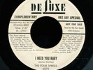 pc45-R&B vocal group -Deluxe 6070-The Four Speeds