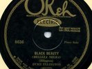 Okeh 8636 DUKE ELLINGTON Black Beauty/SWAMPY RIVER E+ piano solos 1928