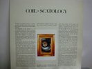 COIL Scatology Vinyl NON Boyd Rice Throbbing Gristle Psychic TV