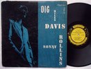 MILES DAVIS SONNY ROLLINS Dig PRESTIGE 7012 DG MONO W 50TH NYC JAZZ LP
