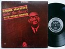RONNIE MATHEWS Doin The Thang PRESTIGE 7303 STEREO JAZZ LP