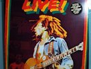BOB MARLEY & THE WAILERS LIVE STUNNING ORIG 1975 UK ISLAND LP w/POSTER+STICKER