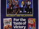JACKSONS: For The Taste Of Victory LP (Kellogg's promo gatefold w/ pic disc, so
