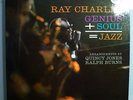 RAY CHARLES w/CLARK TERRY+THAD JONES GENIUS+SOUL=JAZZ ORIG '61 IMPULSE STEREO LP