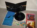 PINK FLOYD Dark side of the moon 1973 HARVEST UK PRESS w/2 POSTERS & 2 STICKERS