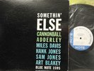 CANNONBALL ADDERLY & MILES DAVIS - SOMETHIN' ELSE - BLUE NOTE 1595 - US 58 - NM