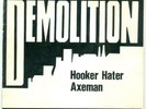 DEMOLITION hooker hater UK 1981 7