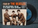 FOUR BY THE BEATLES 7” EP ORIGINAL TEAL CAPITOL 2121 Rare Fab 4 JOHN LENNON