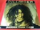 DILLINGER BADDER THAN THEM GOLD REGGAE PROMO ORIGINAL METALIC GOLD COVER LP