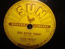 Elvis Presley 78 Good Rockin Tonight I Don't Care if the Sun Don't Shine Sun 210