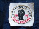 Northern Soul Patch Leeds Festival 74 Original 70's rare genuine keep the faith