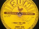 78 RPM R&B JOHNNY CASH: I Walk The Line/Get Rhythym